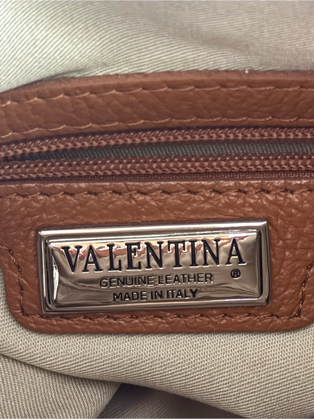 Valentina Genuine Leather Convertible Hobo / Foldover Shoulder Bag Made in Italy - Picture 10 of 10